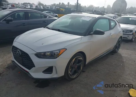 2019 Hyundai Veloster Turbo Ultimate from USA, damaged, VIN KMHTH6AB7KU015014